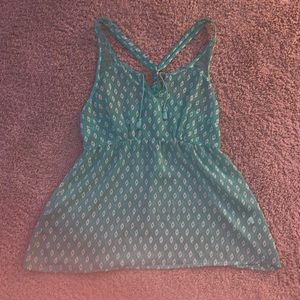 Sheer Turquoise Tanktop